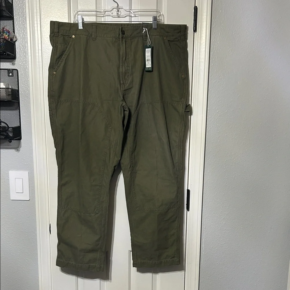 Alpine Design Men's Dark Green Cargo Pants - Picture 2 of 8